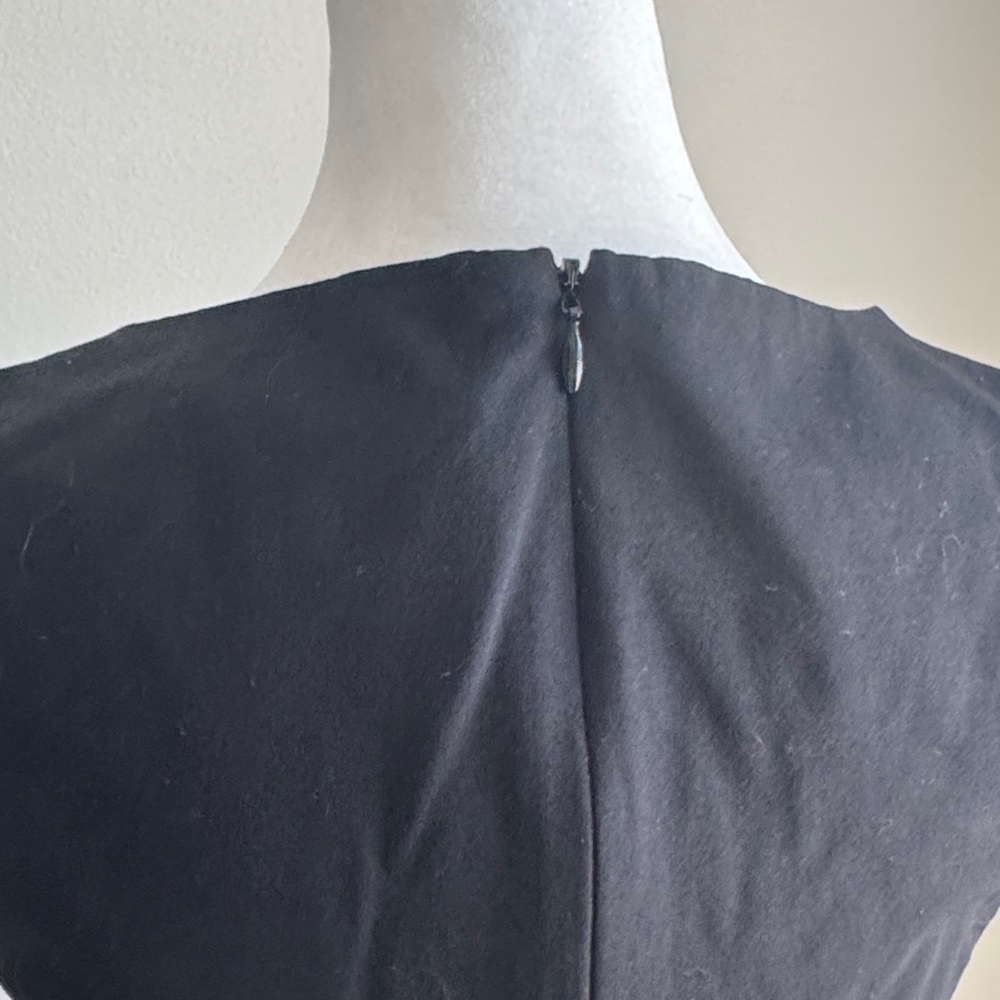 Banana Republic Black Asymmetrical Ruffle Dress - Picture 5 of 9